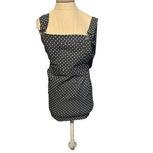 FOREVER 21 Black/White Polka Dot Jumper Dress Mini Overall Small